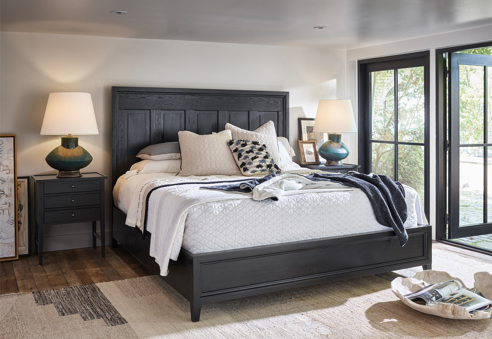Haines Wood Platform Bed, King Size