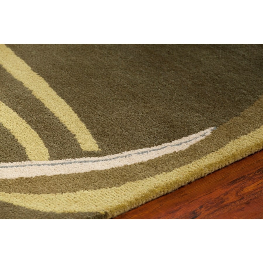 Kronos Wool Rectangular Handmade Rug, 5' x 7'6"
