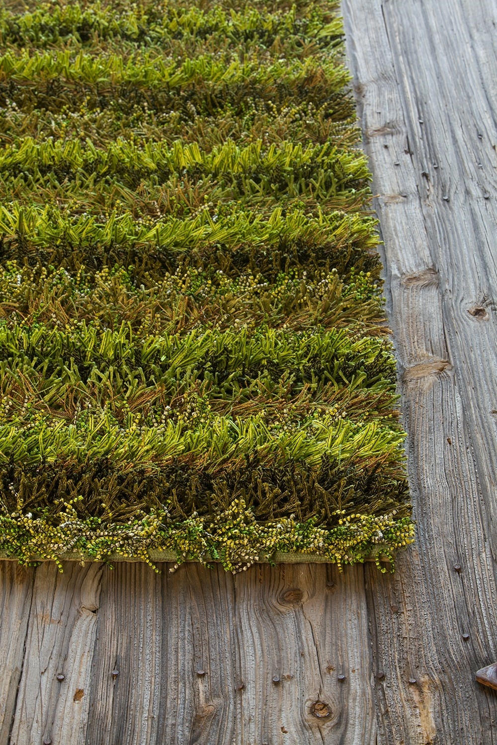 Kubu Polyester Rectangular Handmade Rug, 5' x 7'6"