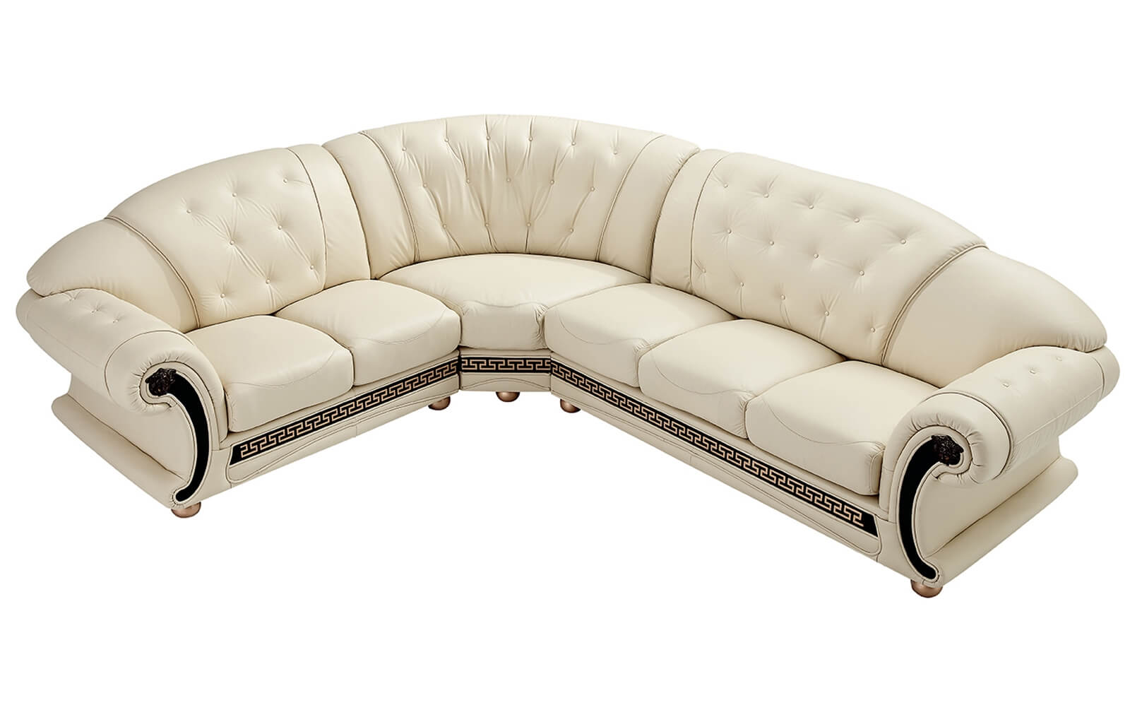 Apolo Leather/Split Sectional by ESF Furniture