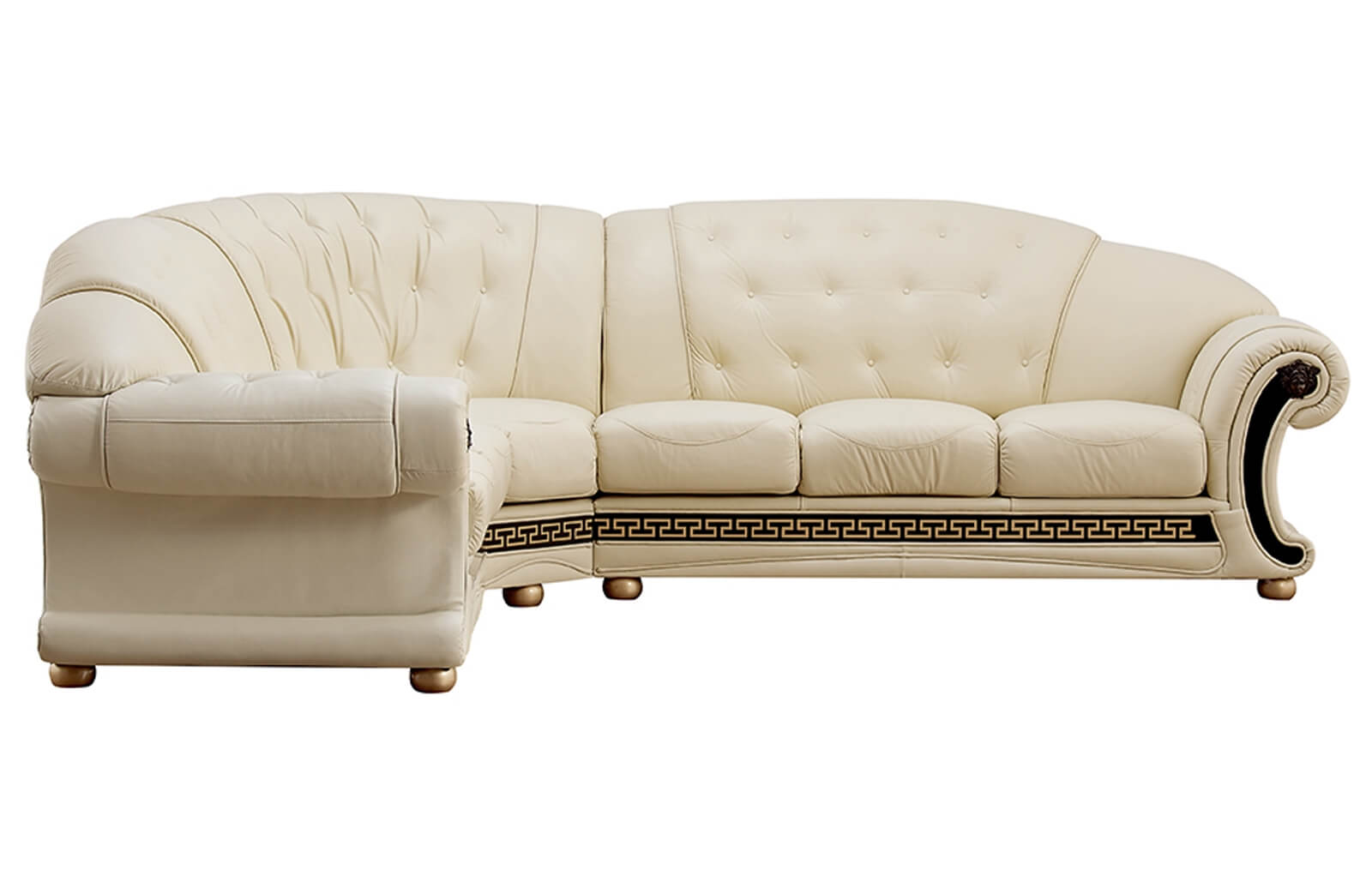 Apolo Leather/Split Sectional by ESF Furniture
