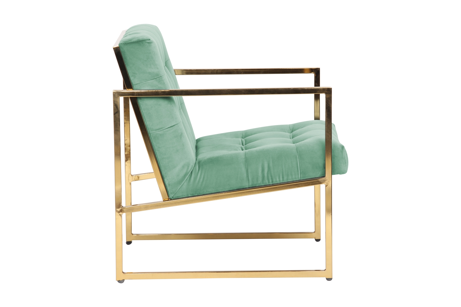 Lexington Tufted Velvet Accent Armchair
