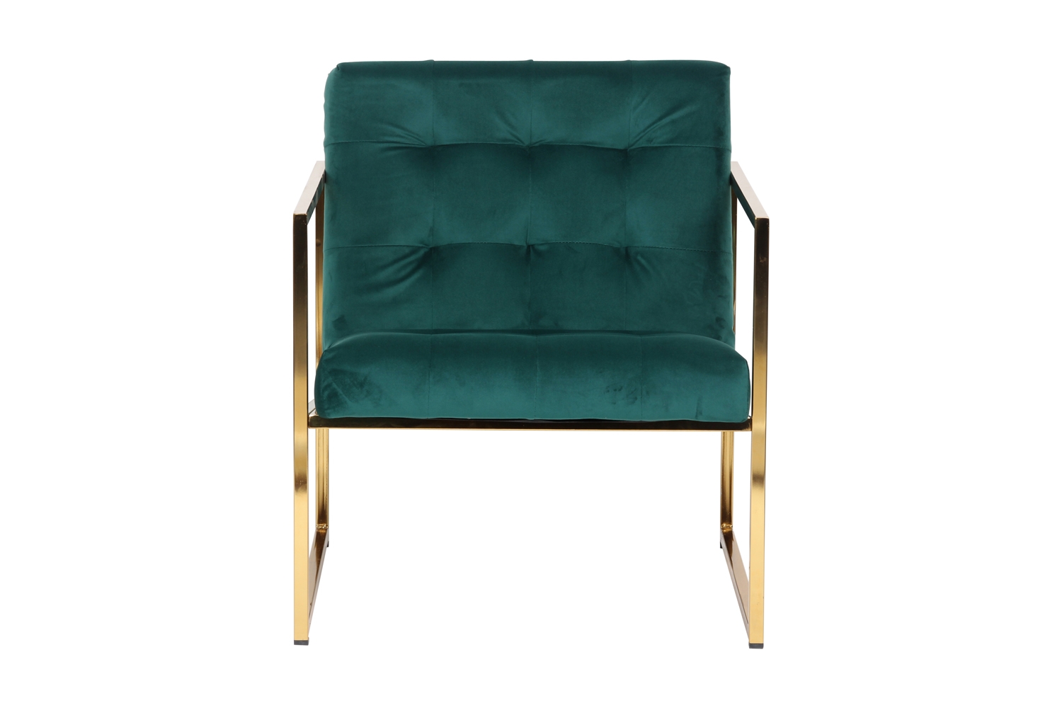 Lexington Tufted Velvet Accent Armchair