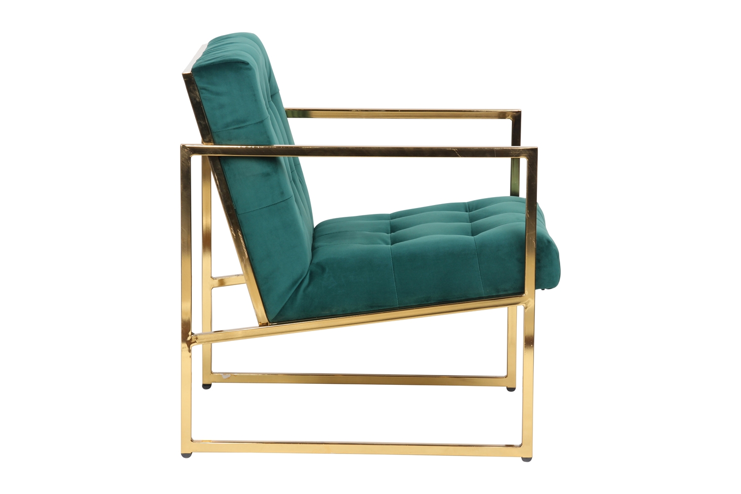 Lexington Tufted Velvet Accent Armchair