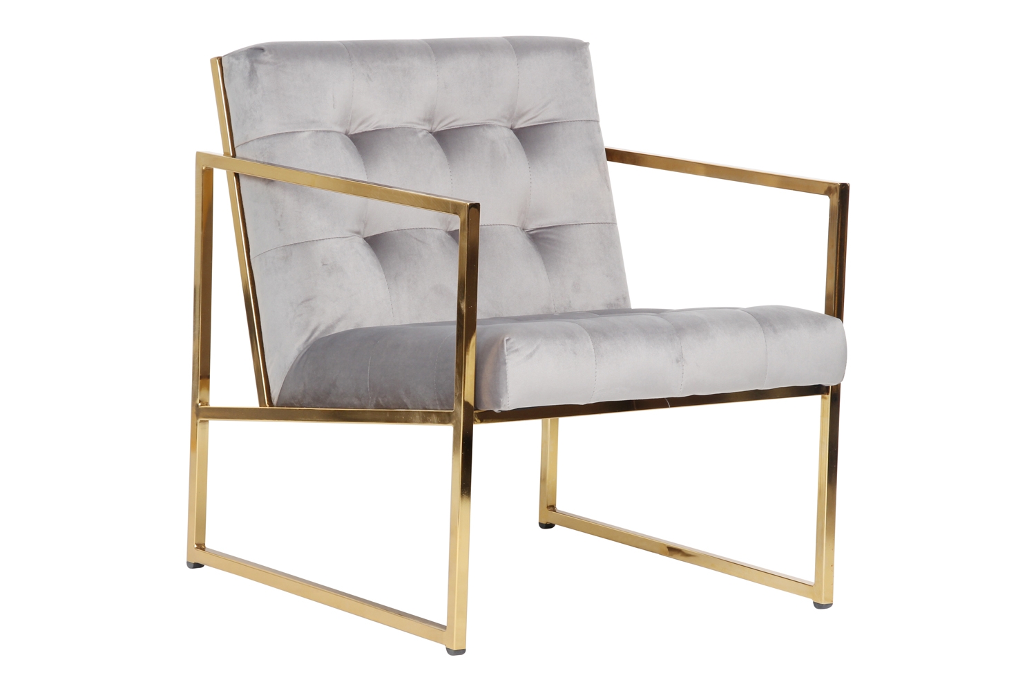 Lexington Tufted Velvet Accent Armchair