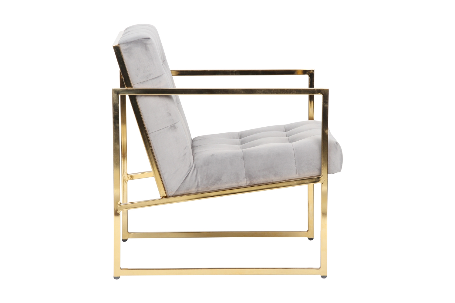Lexington Tufted Velvet Accent Armchair