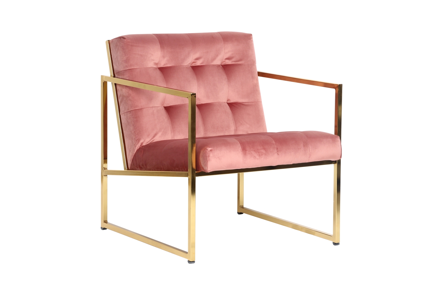 Lexington Tufted Velvet Accent Armchair