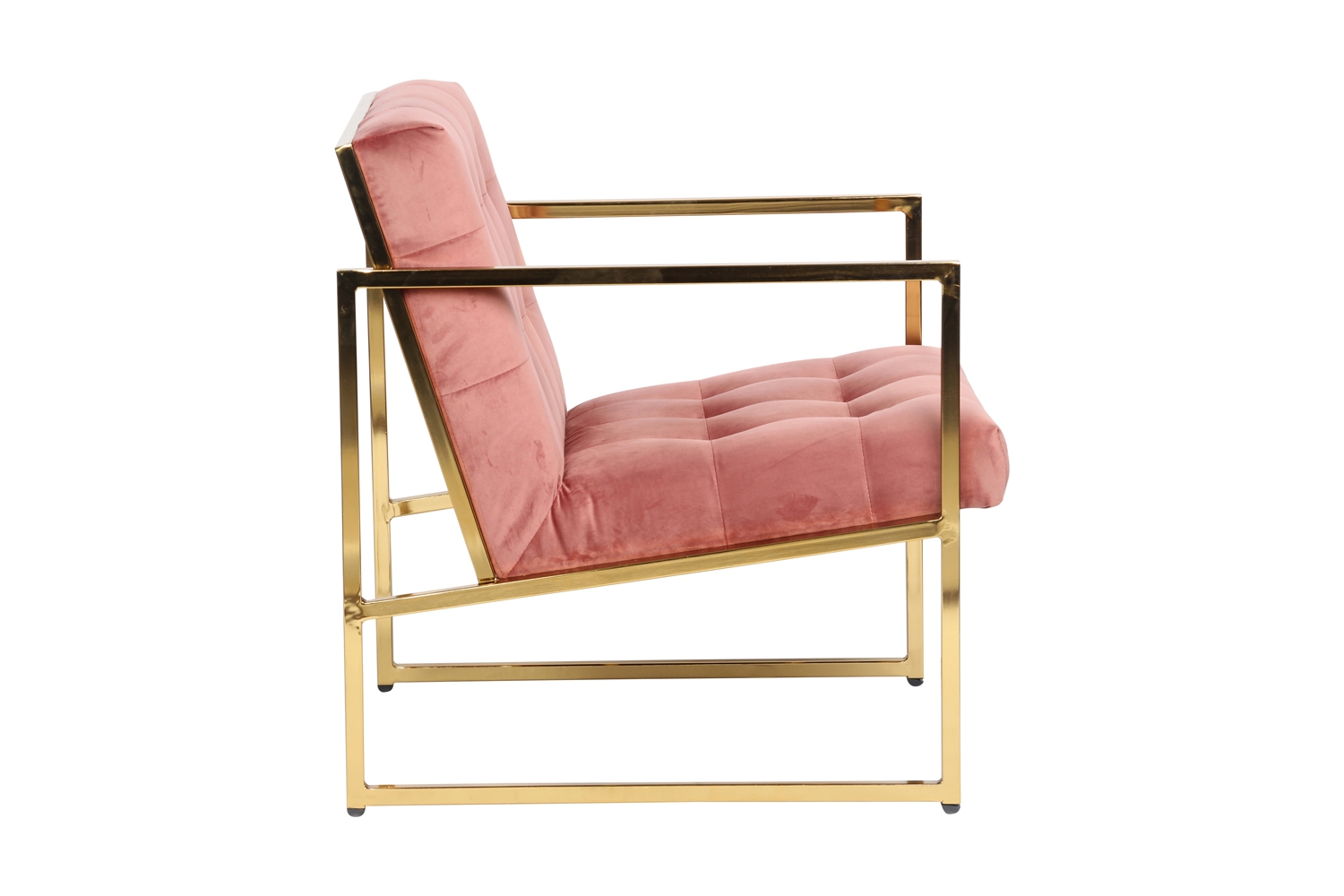 Lexington Tufted Velvet Accent Armchair