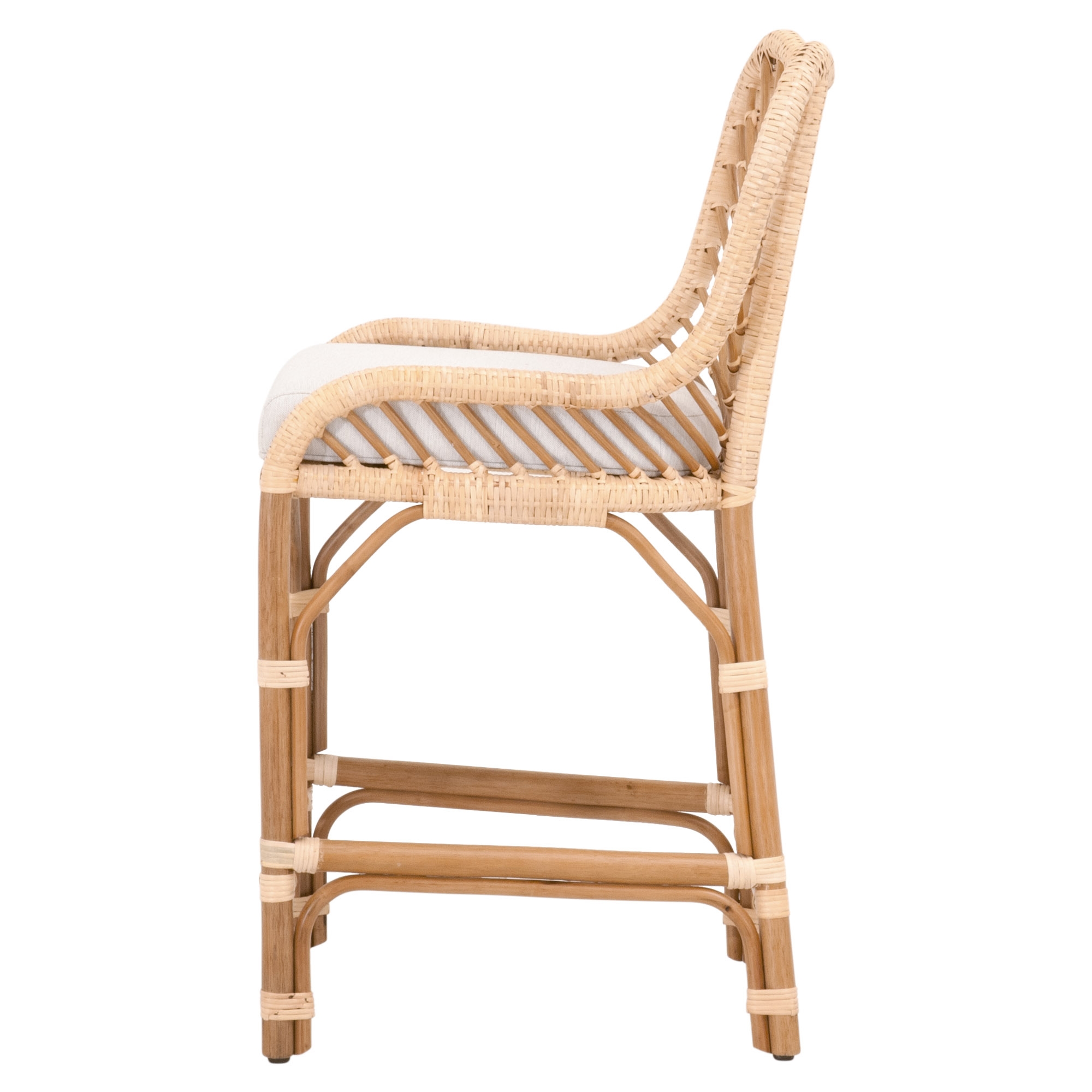 Laguna Rattan/Fabric Counter Stool