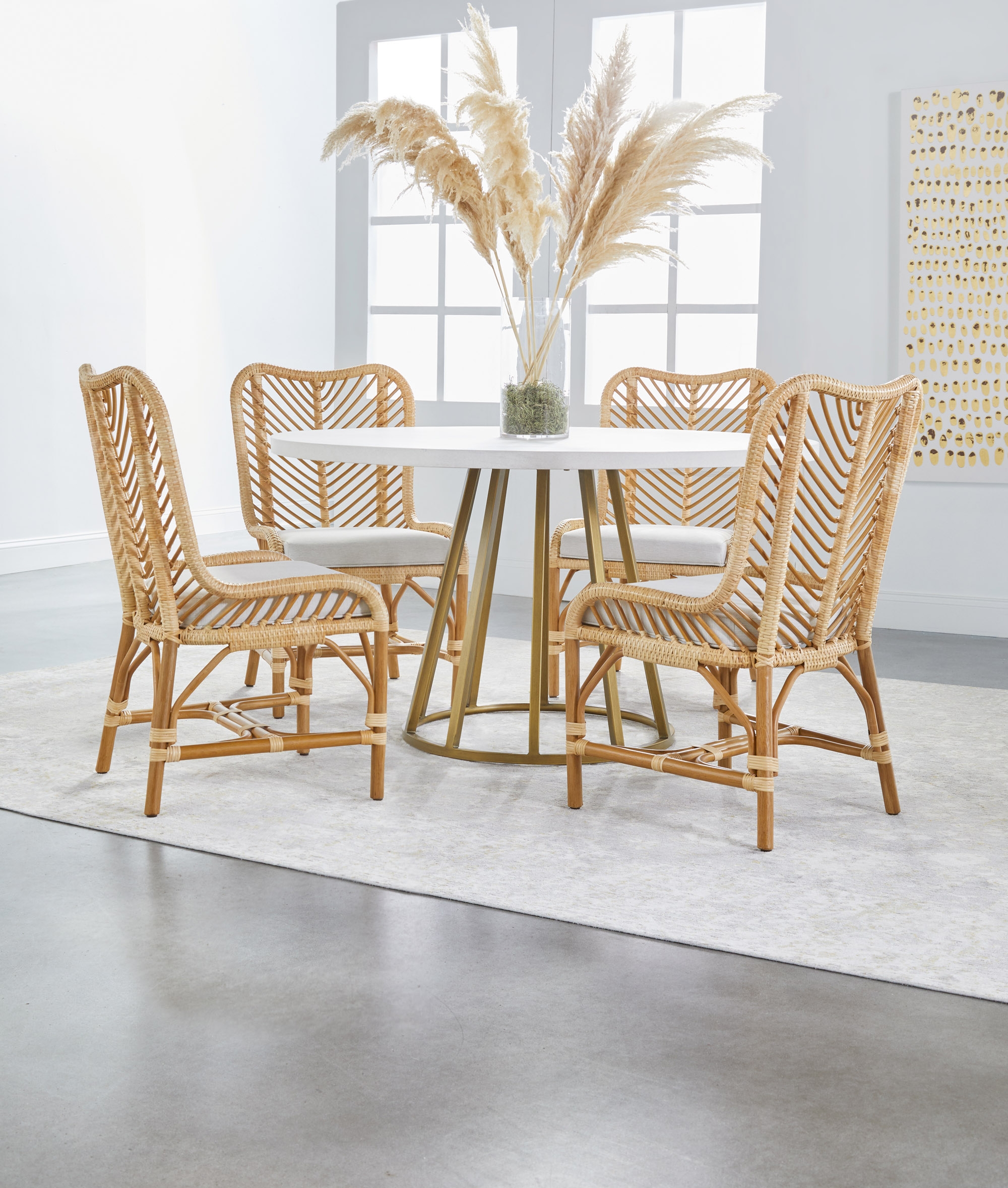 Laguna Rattan/Fabric Dining Chair