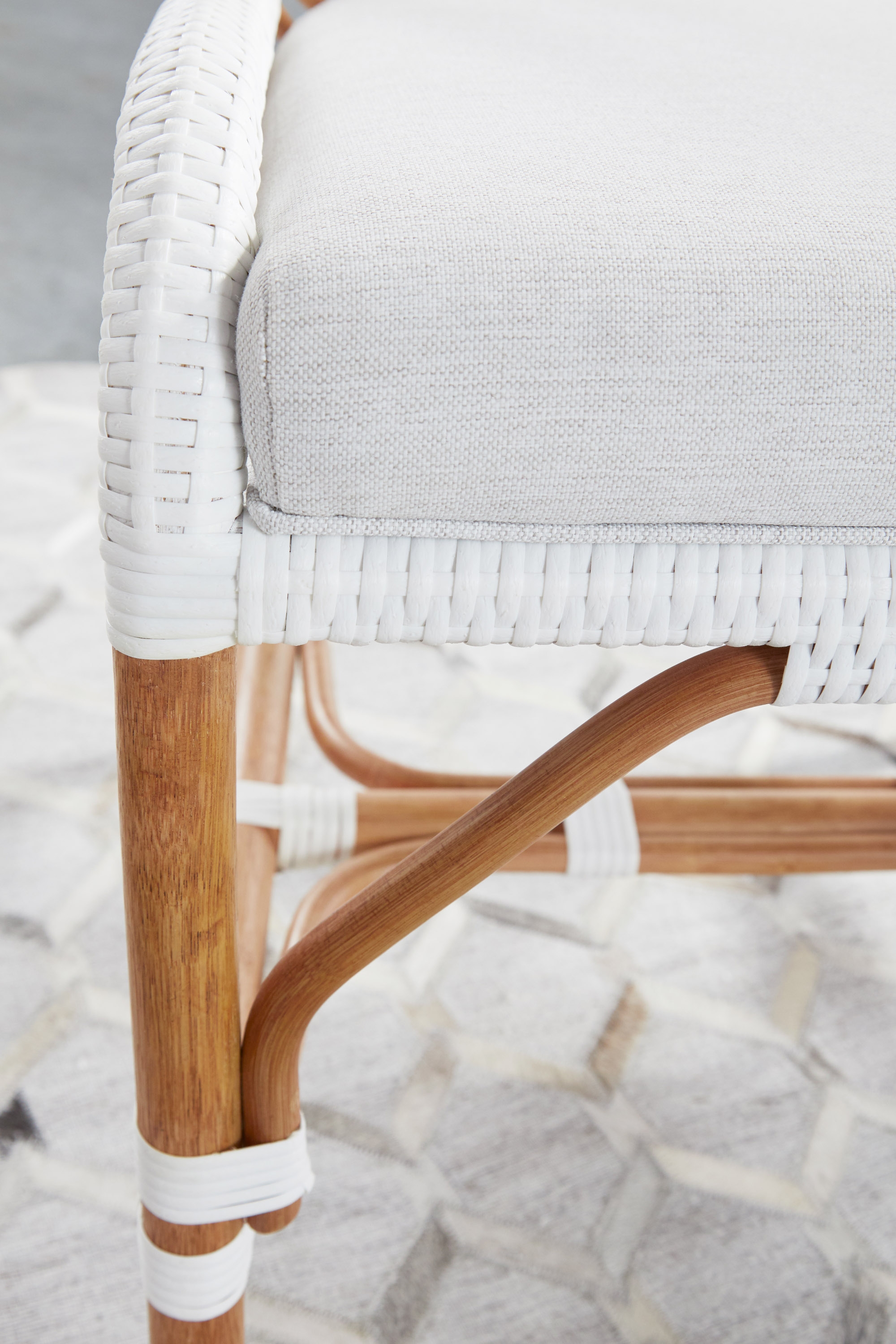 Laguna Rattan/Fabric Dining Chair