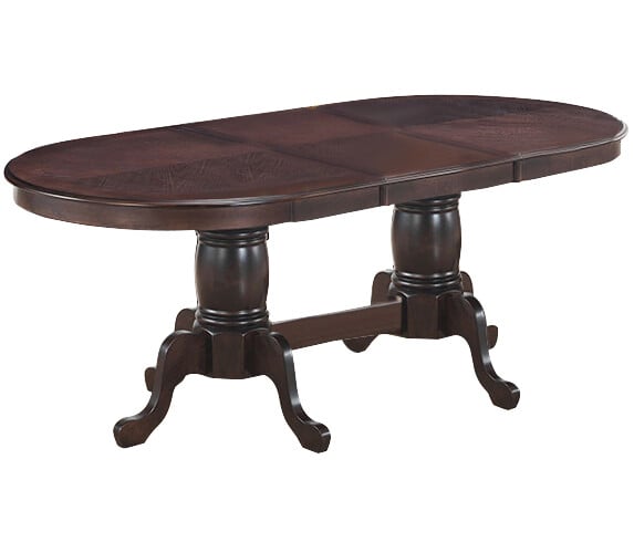 Lakewood Wood Veneer Extendable Dining Room Set