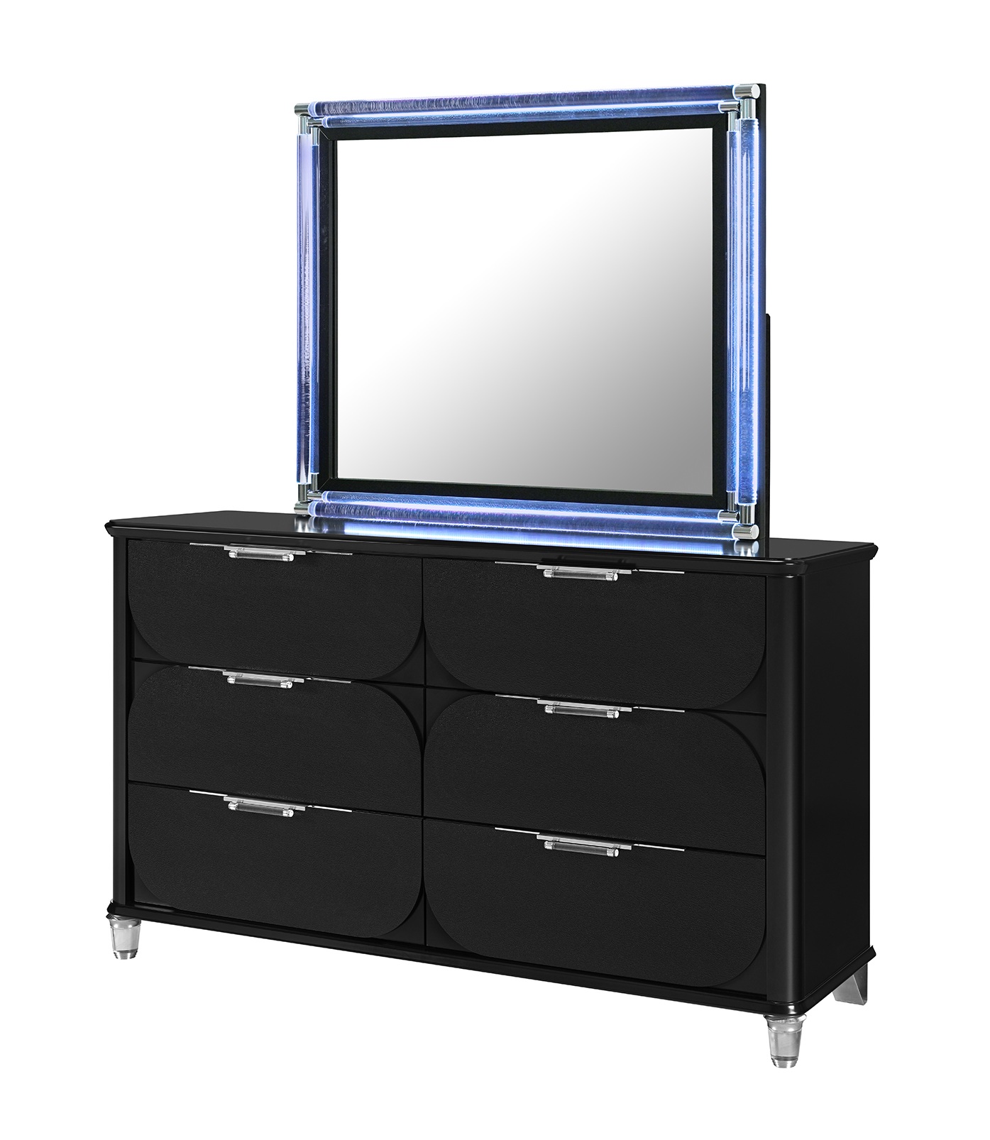 Lando Panel Bedroom Set with LED