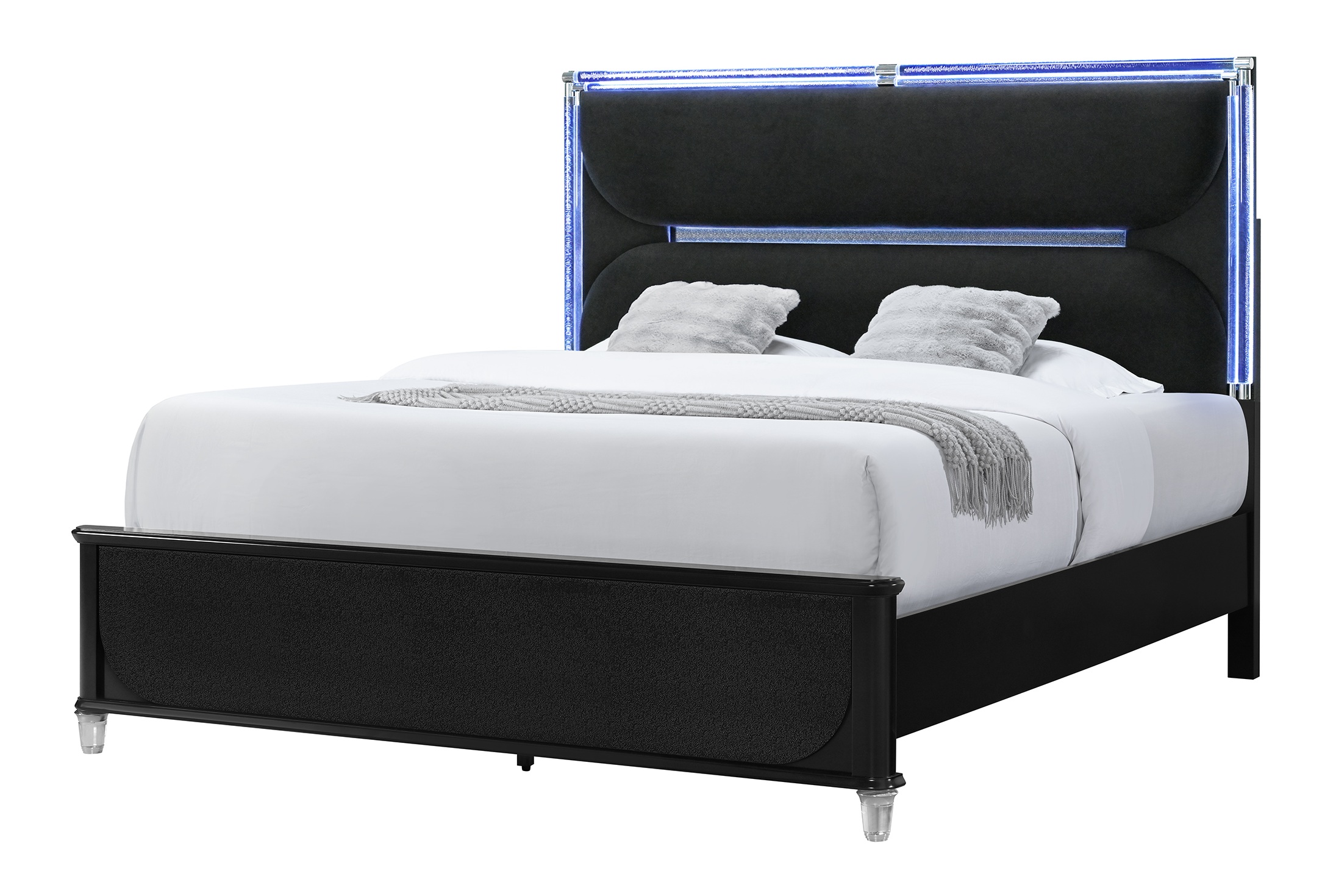 Lando Panel Bedroom Set with LED