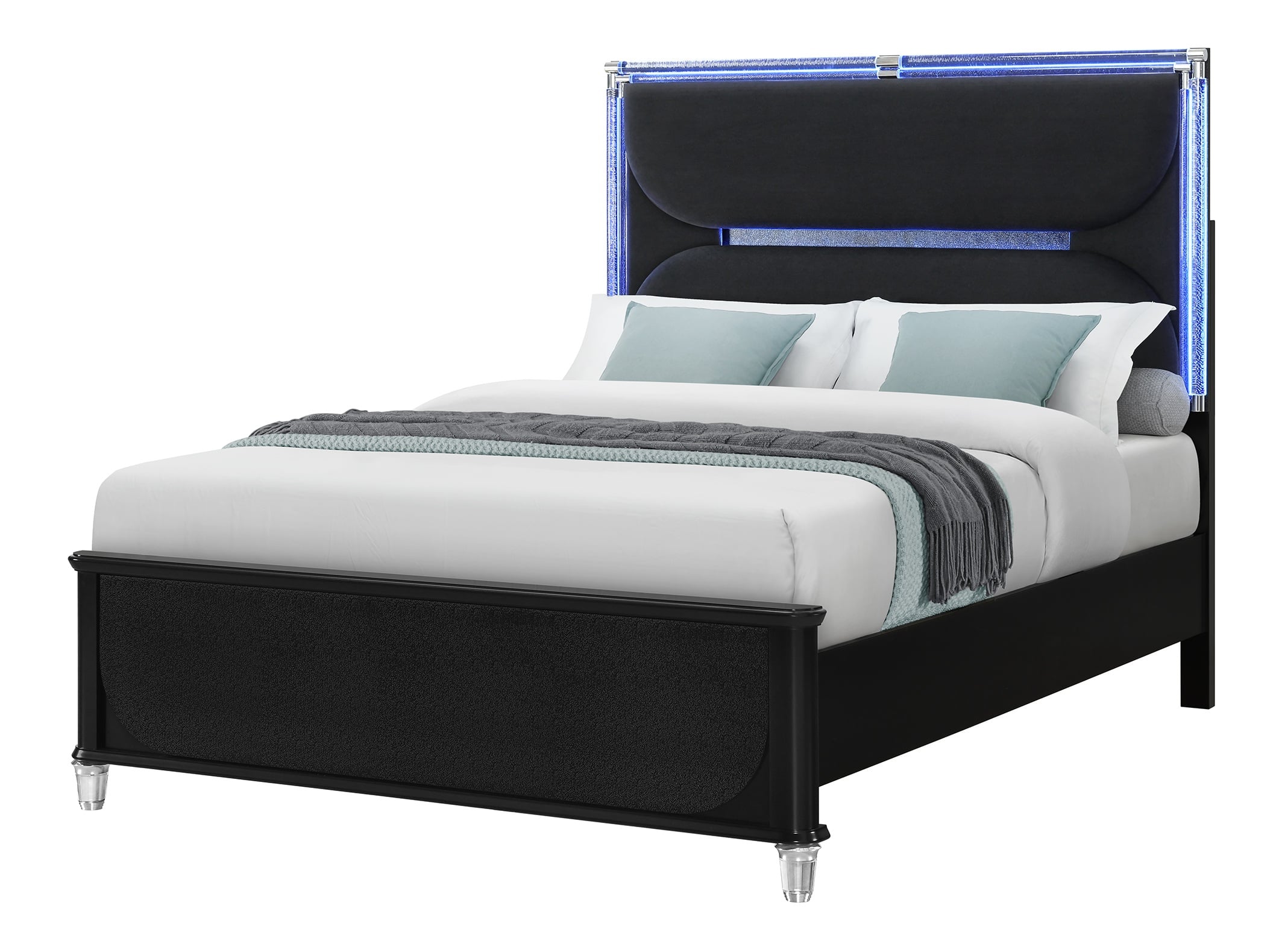 Lando Panel Bedroom Set with LED