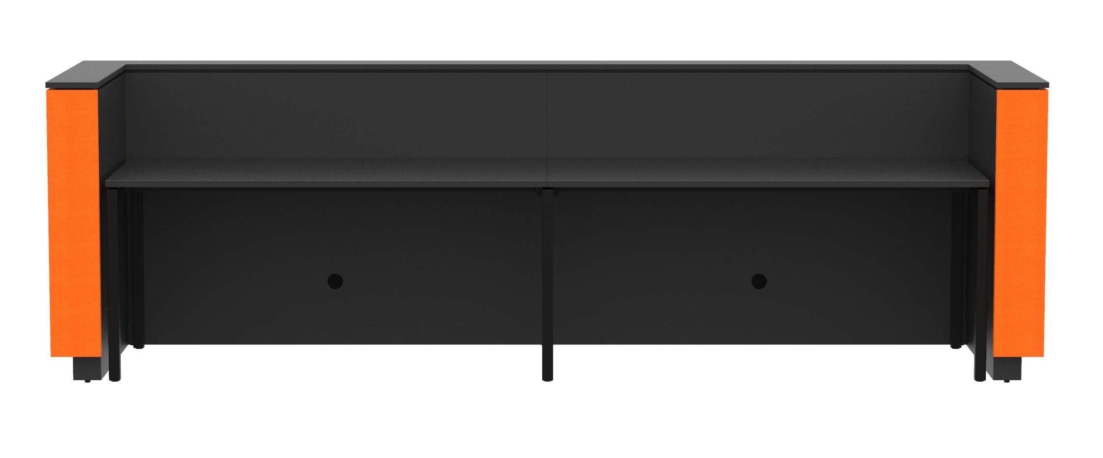 Domino 142" Reception Desk Table by NARBUTAS