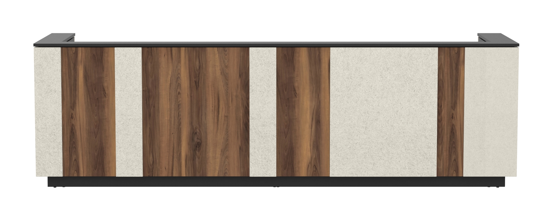 Domino 142" 4 Color Combination Reception Desk