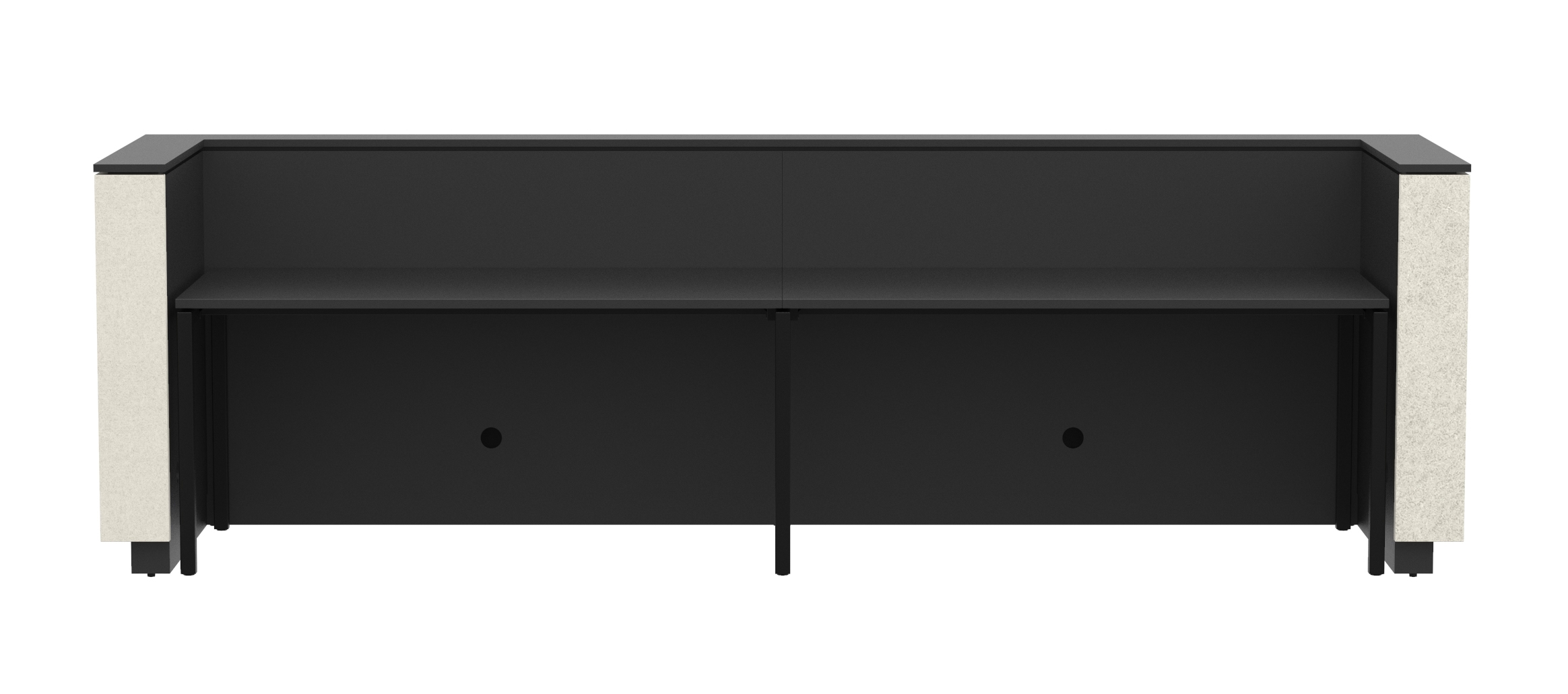 Domino 142" Reception Desk Table by NARBUTAS