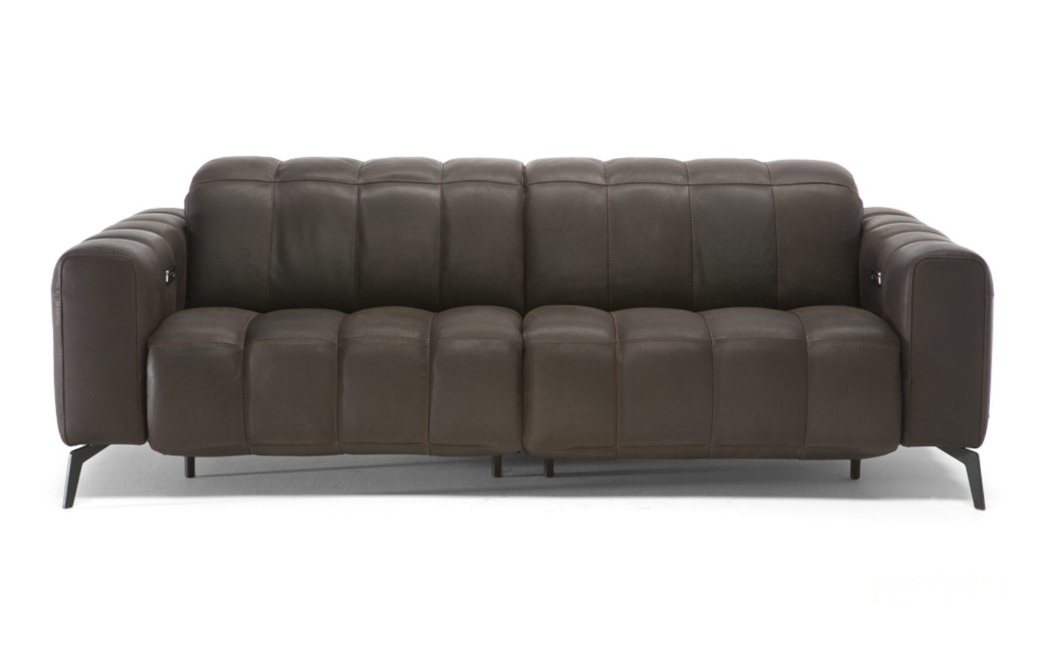 Portento Fabric/Leather Power Recliner Sofa