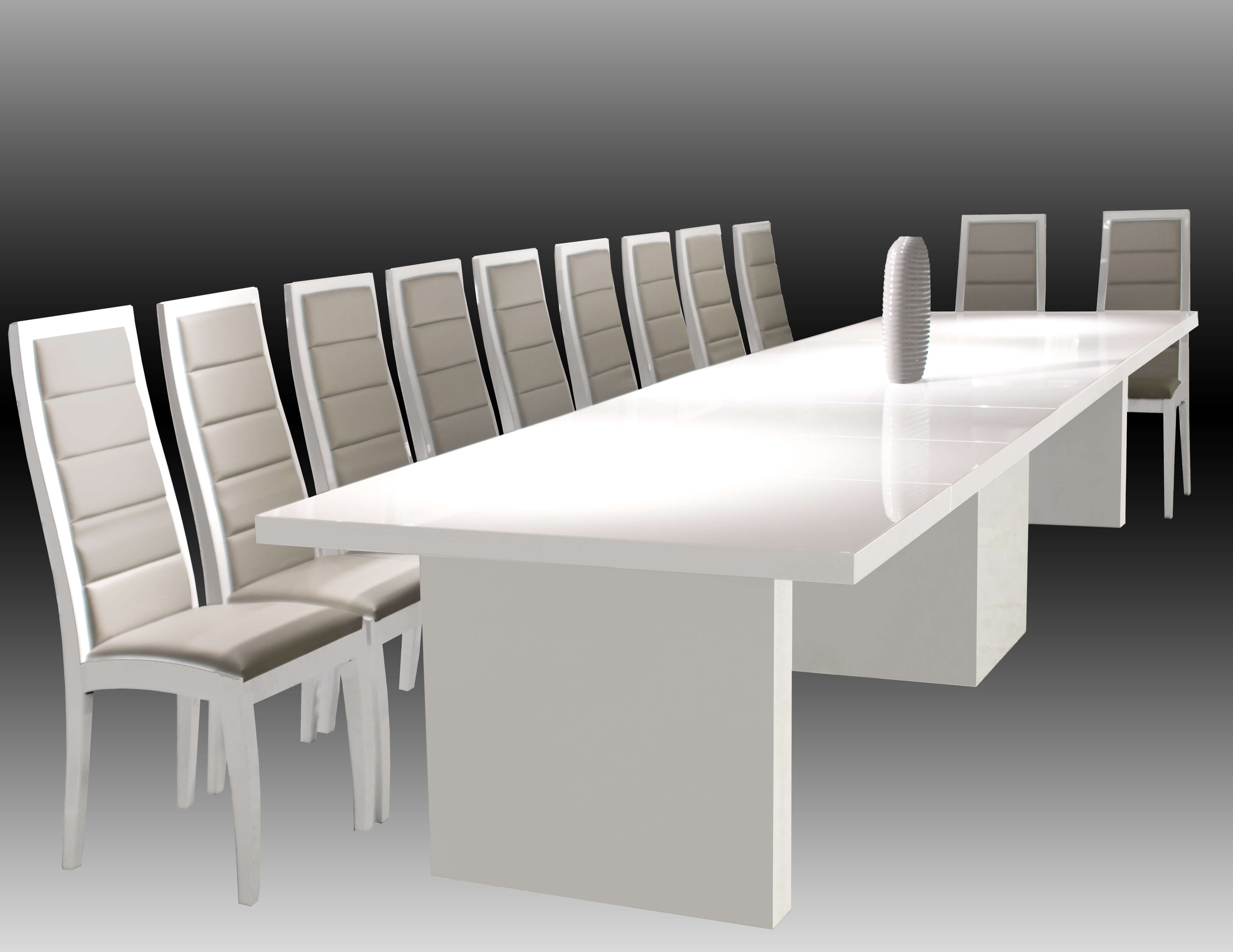 Largo Wood Dining Table w/Extensions by Sharelle Furnishings