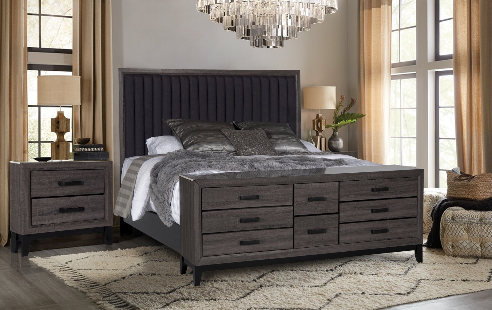 Laura Storage King Size Bed