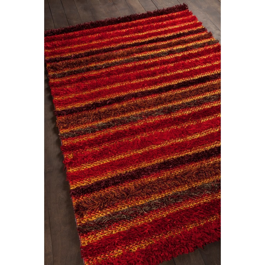 Lavasa Polyester Rectangular Handmade Rug, 7'9" x 10'6"