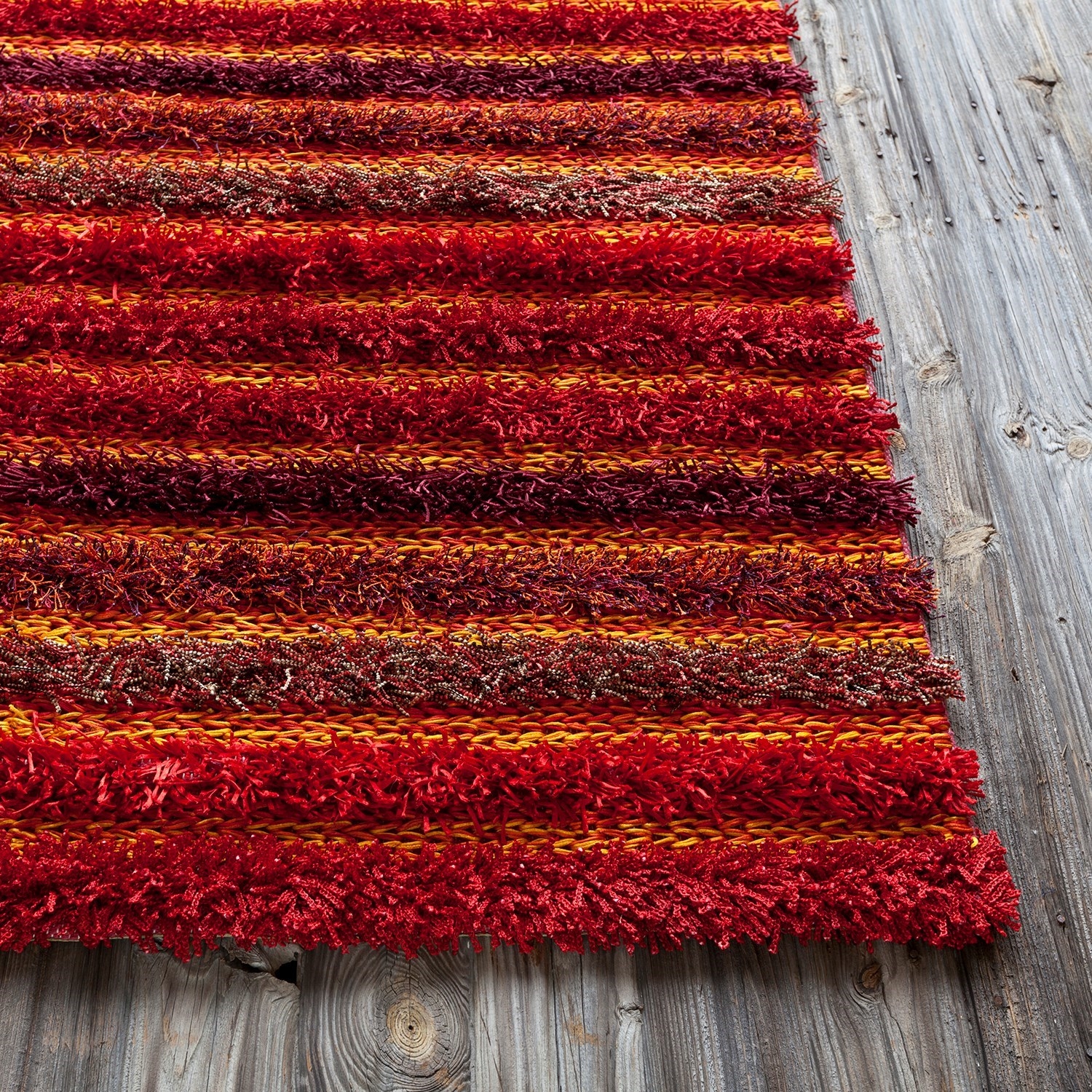 Lavasa Polyester Rectangular Handmade Rug, 7'9" x 10'6"