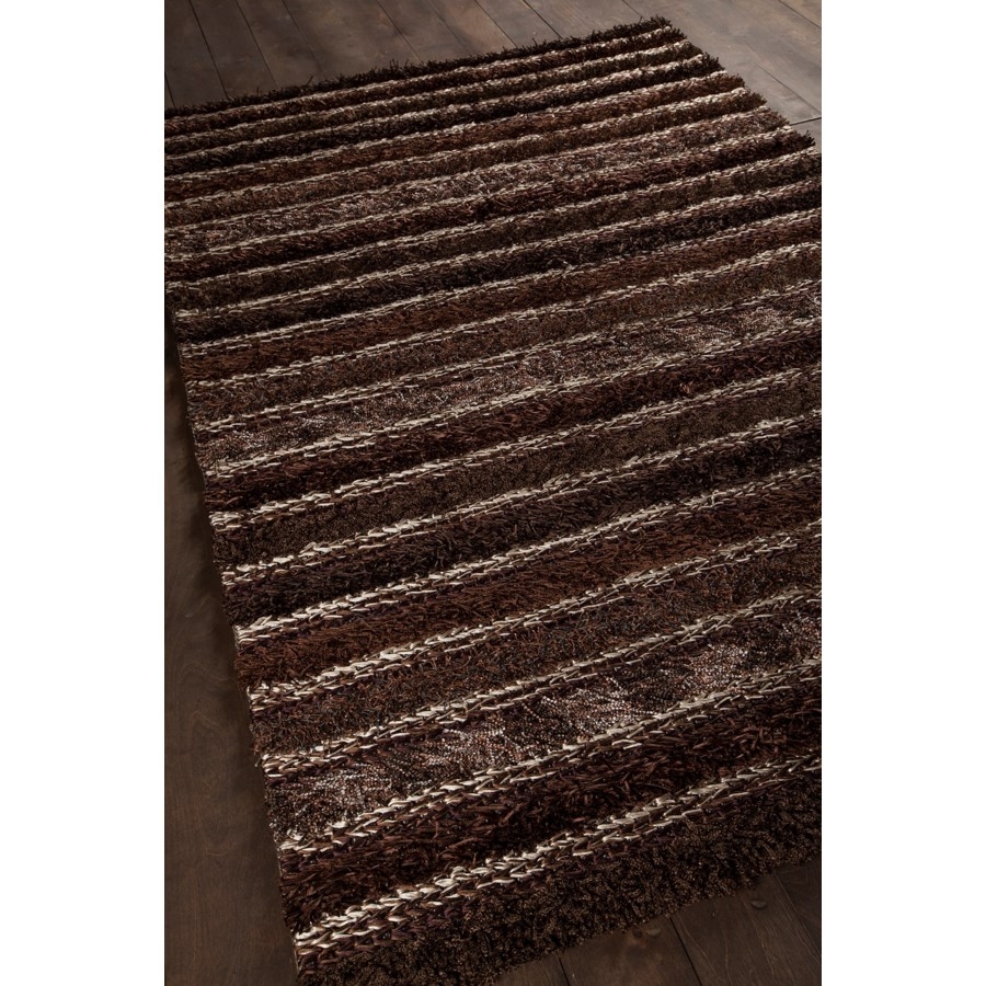 Lavasa Polyester Rectangular Handmade Rug, 7'9" x 10'6"