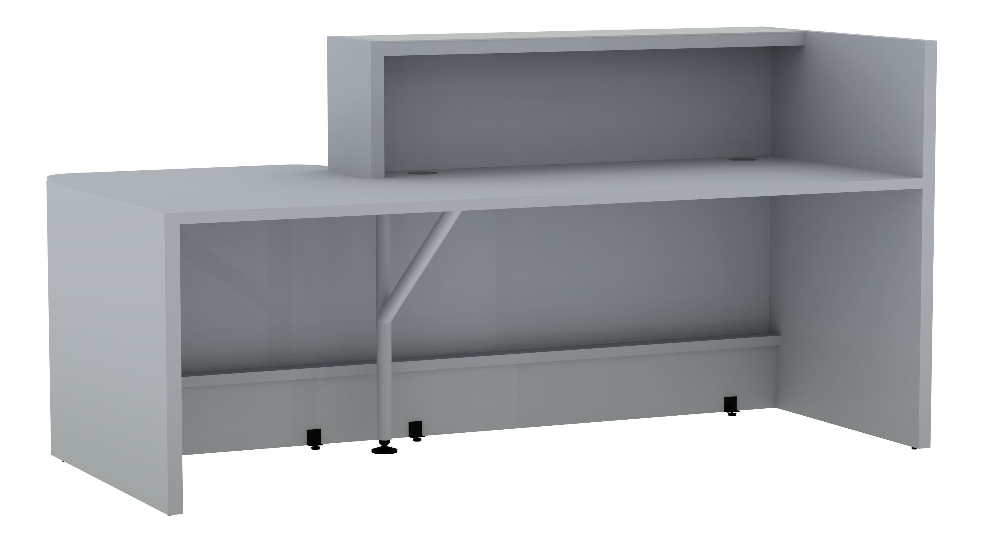 Valde 85" Straight Reception Desk by MDD 
