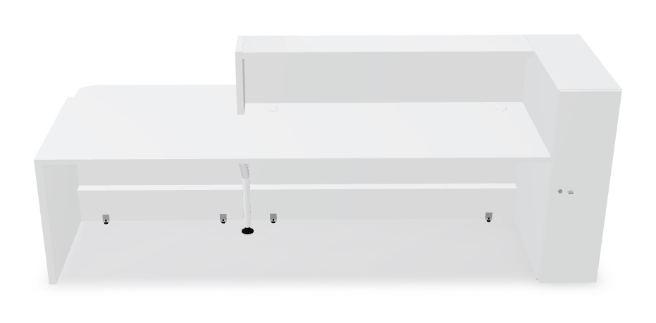 Valde 116" Straight Reception Desk w/Left Counter Top by MDD
