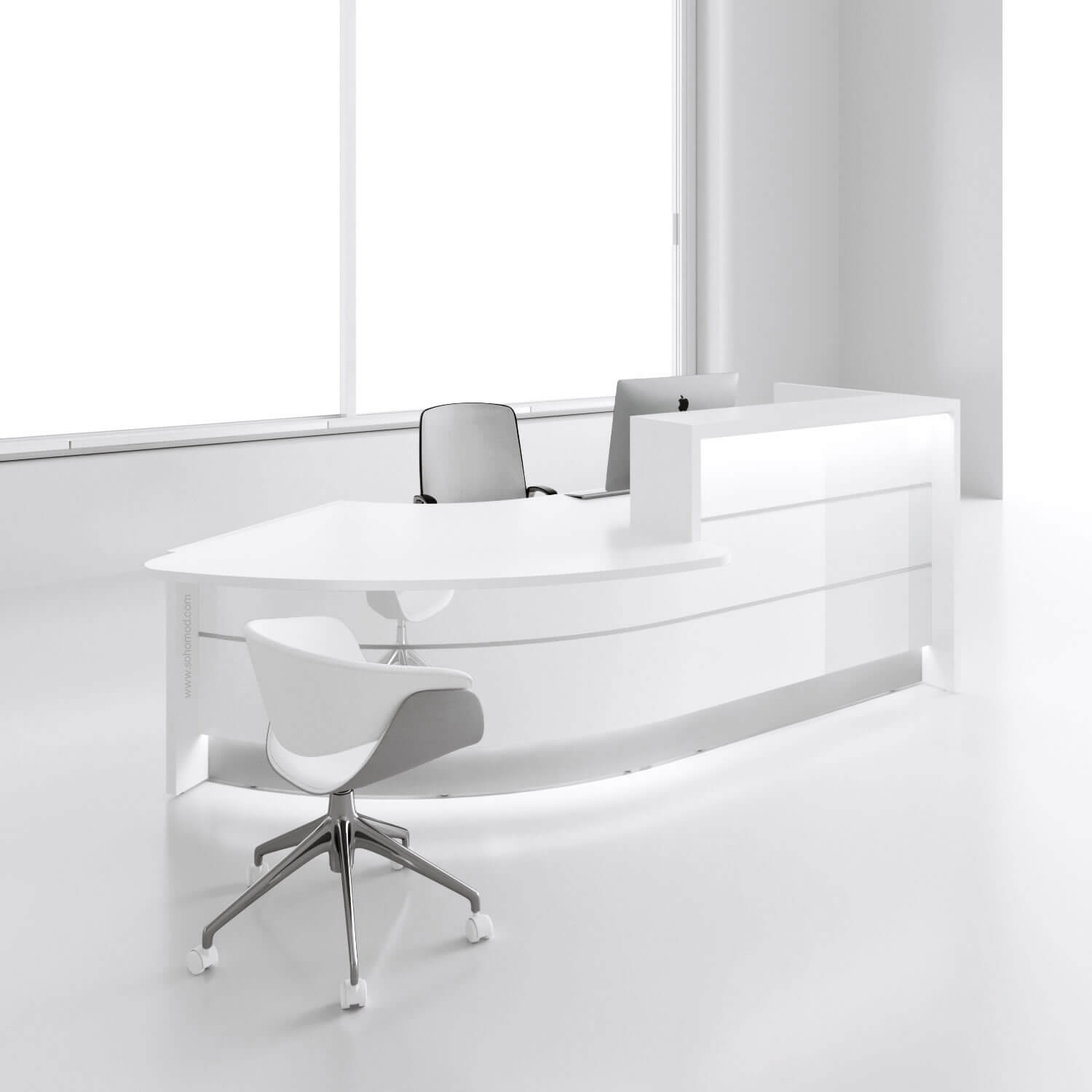 VALDE Customizable Reception Desk by MDD Office Furniture