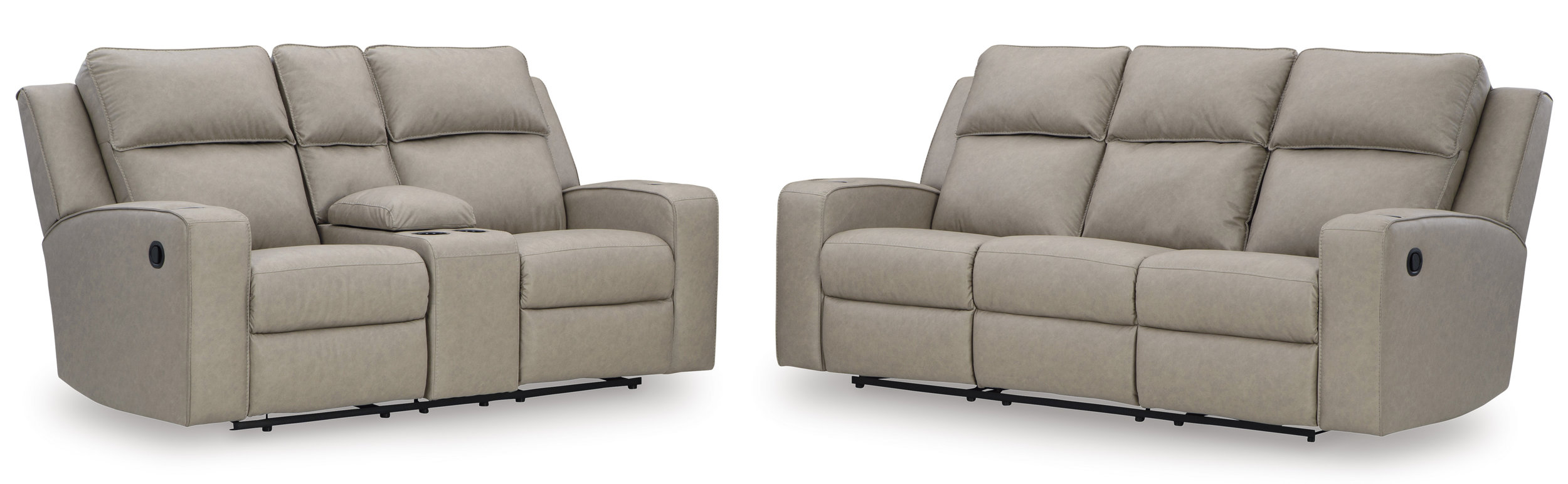 Lavenhorne Faux Leather Reclining Living Room Set