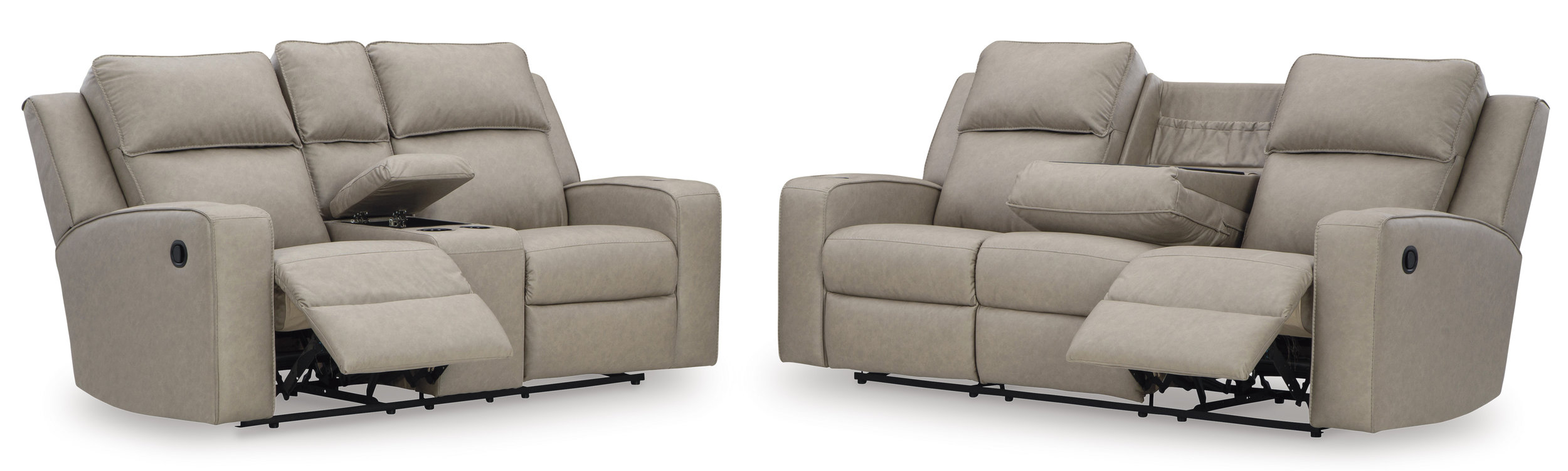 Lavenhorne Faux Leather Reclining Living Room Set