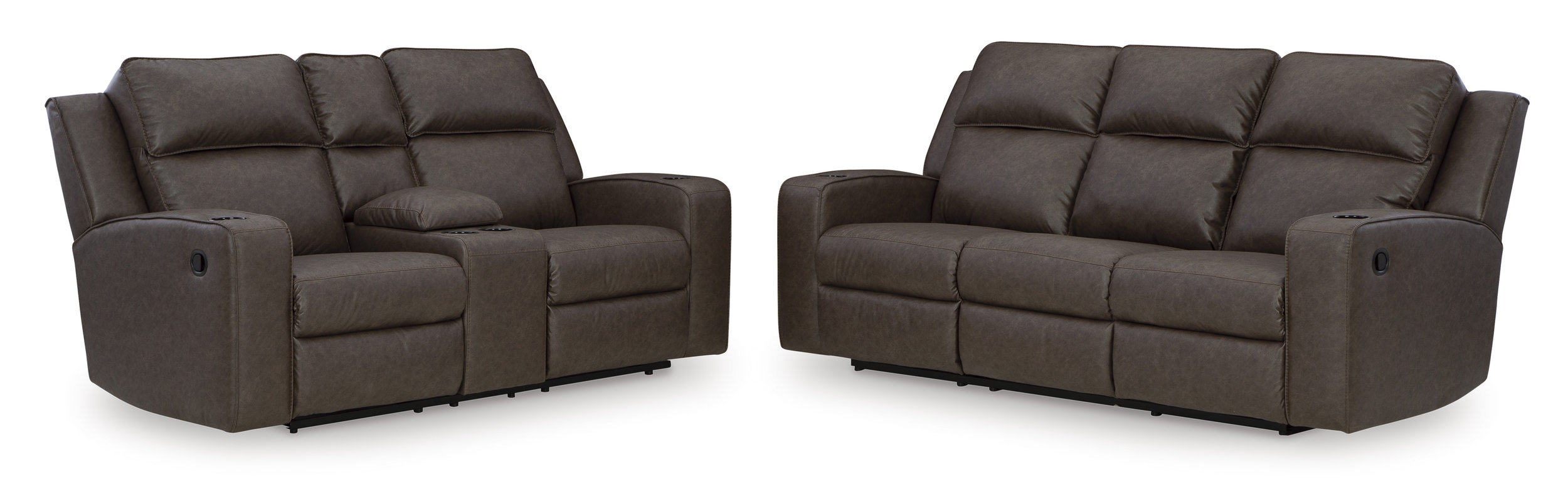 Lavenhorne Faux Leather Reclining Living Room Set