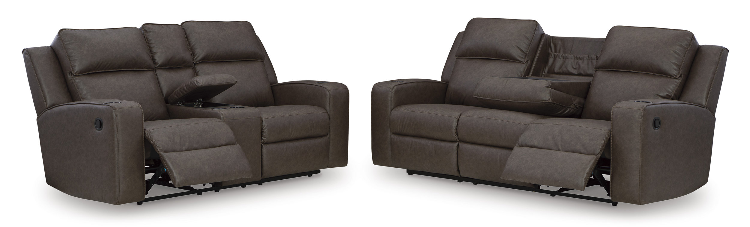Lavenhorne Faux Leather Reclining Living Room Set