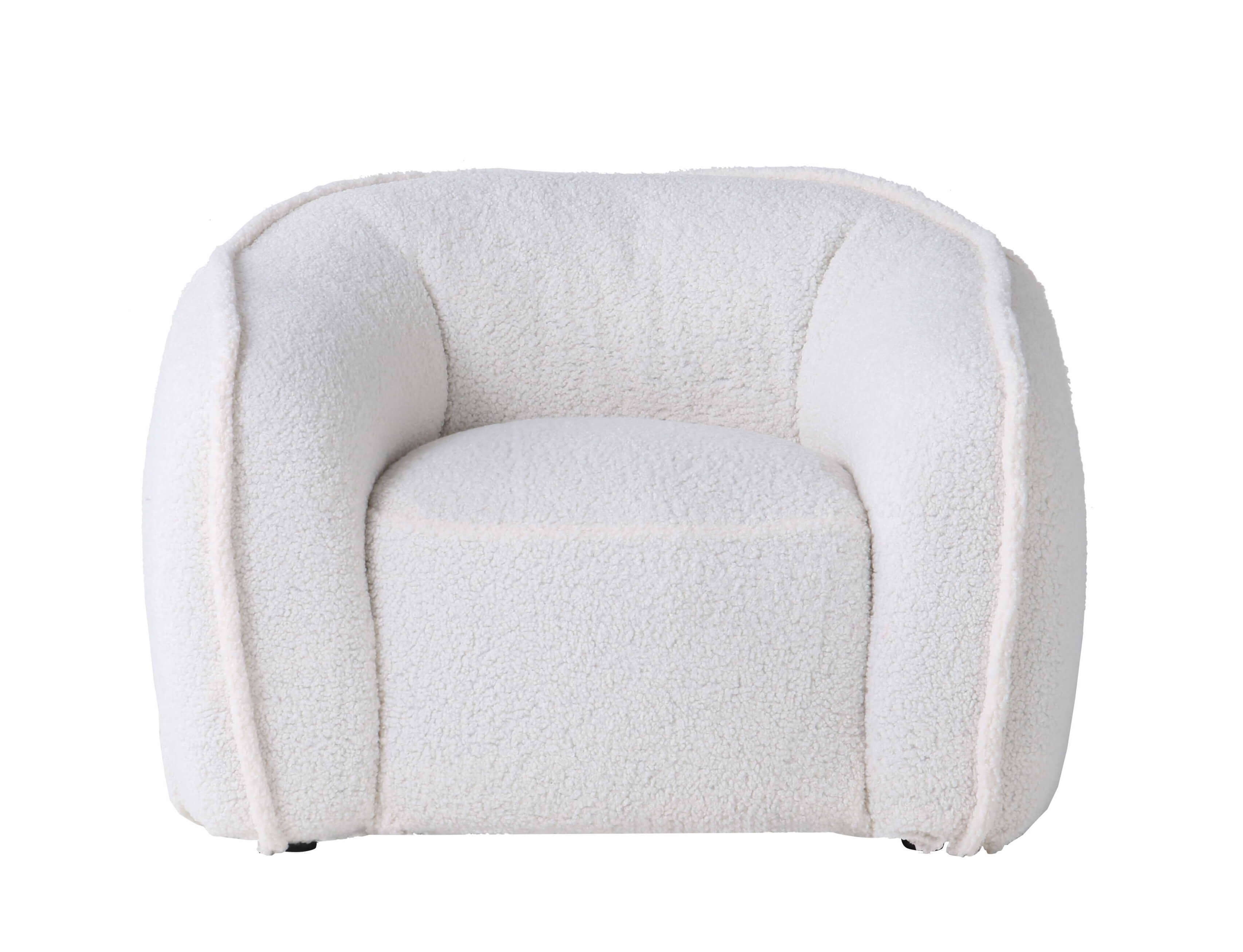 Duffy Fabric Lounge Chair w/Swivel Base