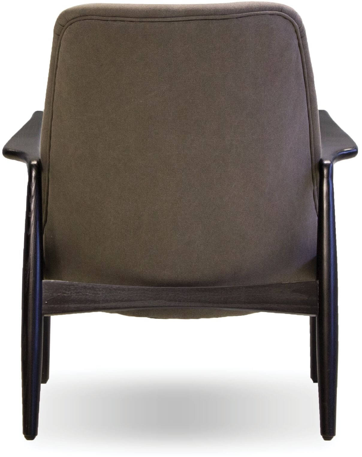 Reynolds Fabric Chair with Leather Seat