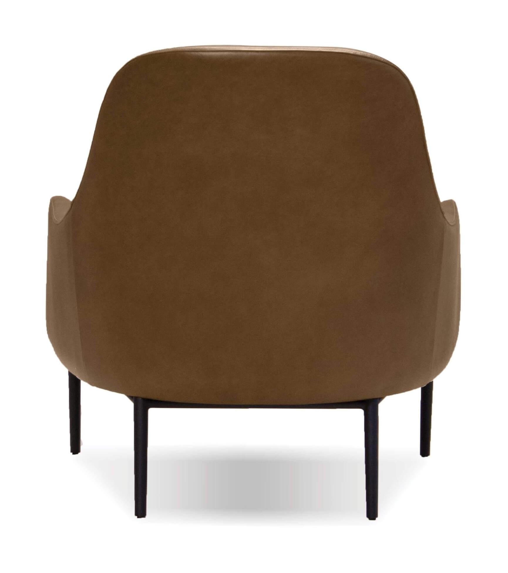 Swoon Lounge Chair, Black Powder Coated Legs