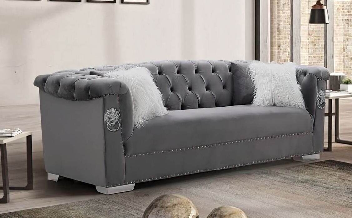LCL-005 Italian Velvet Sofa