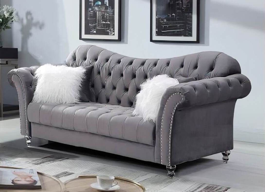LCL-006 Italian Velvet Sofa