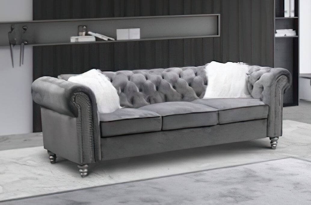 LCL-013 Italian Velvet Sofa