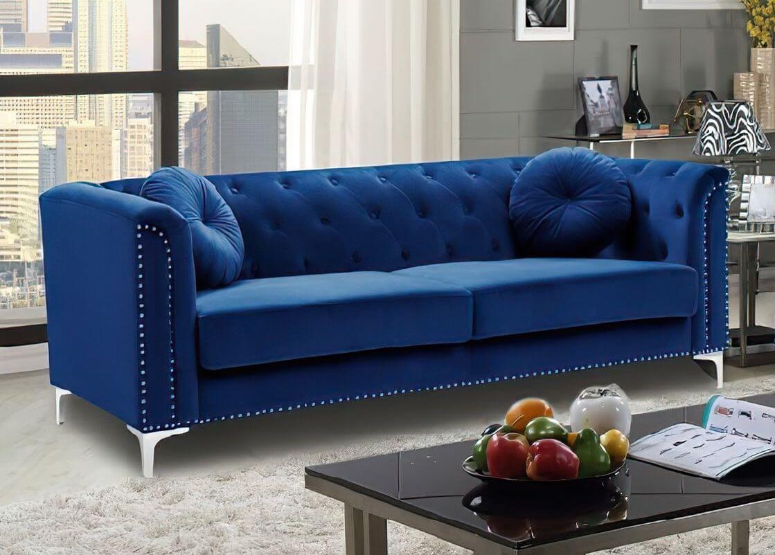 LCL-016 Italian Velvet Sofa