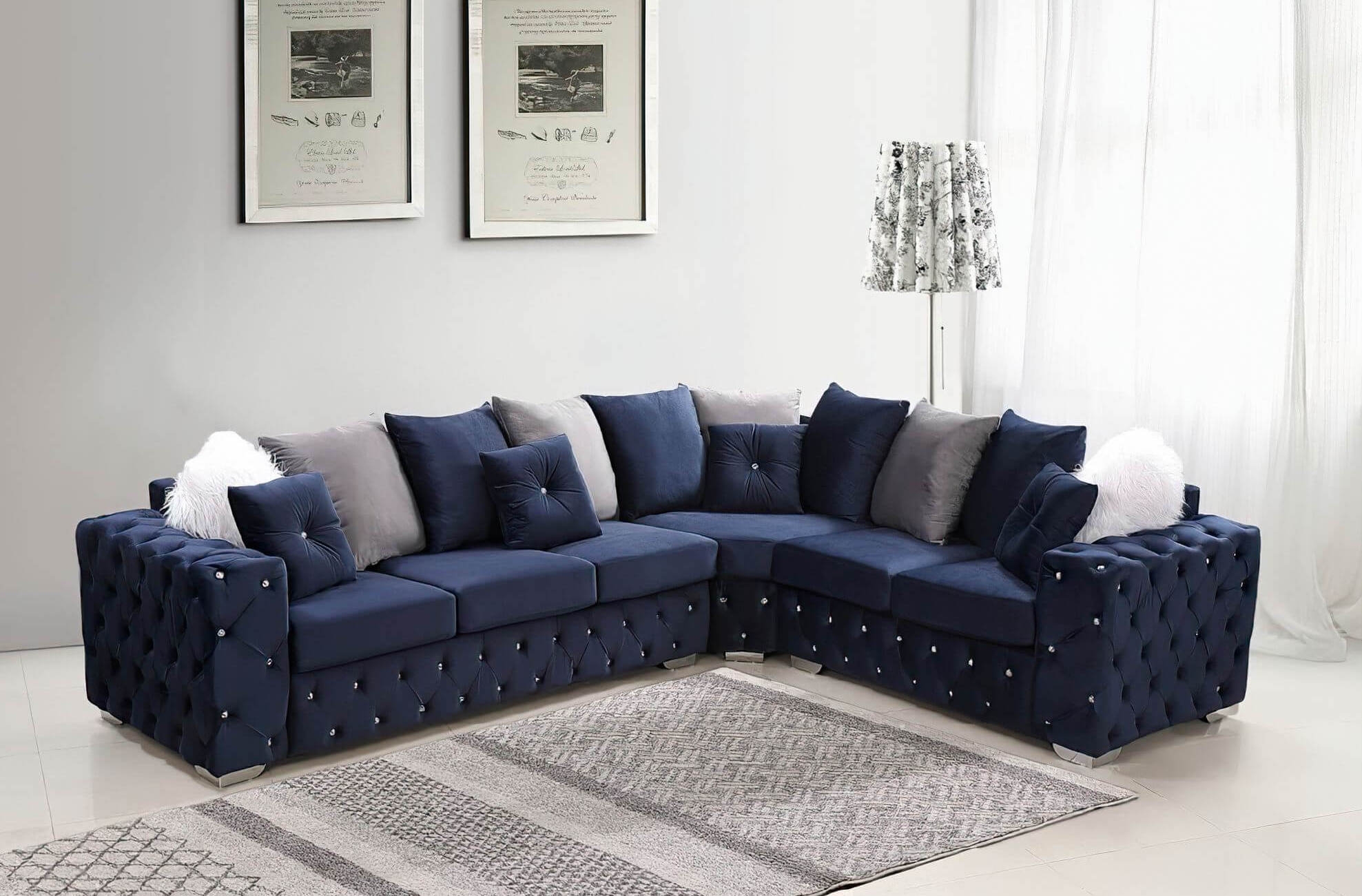 LCL-027 L-Shape Sectional Sofa