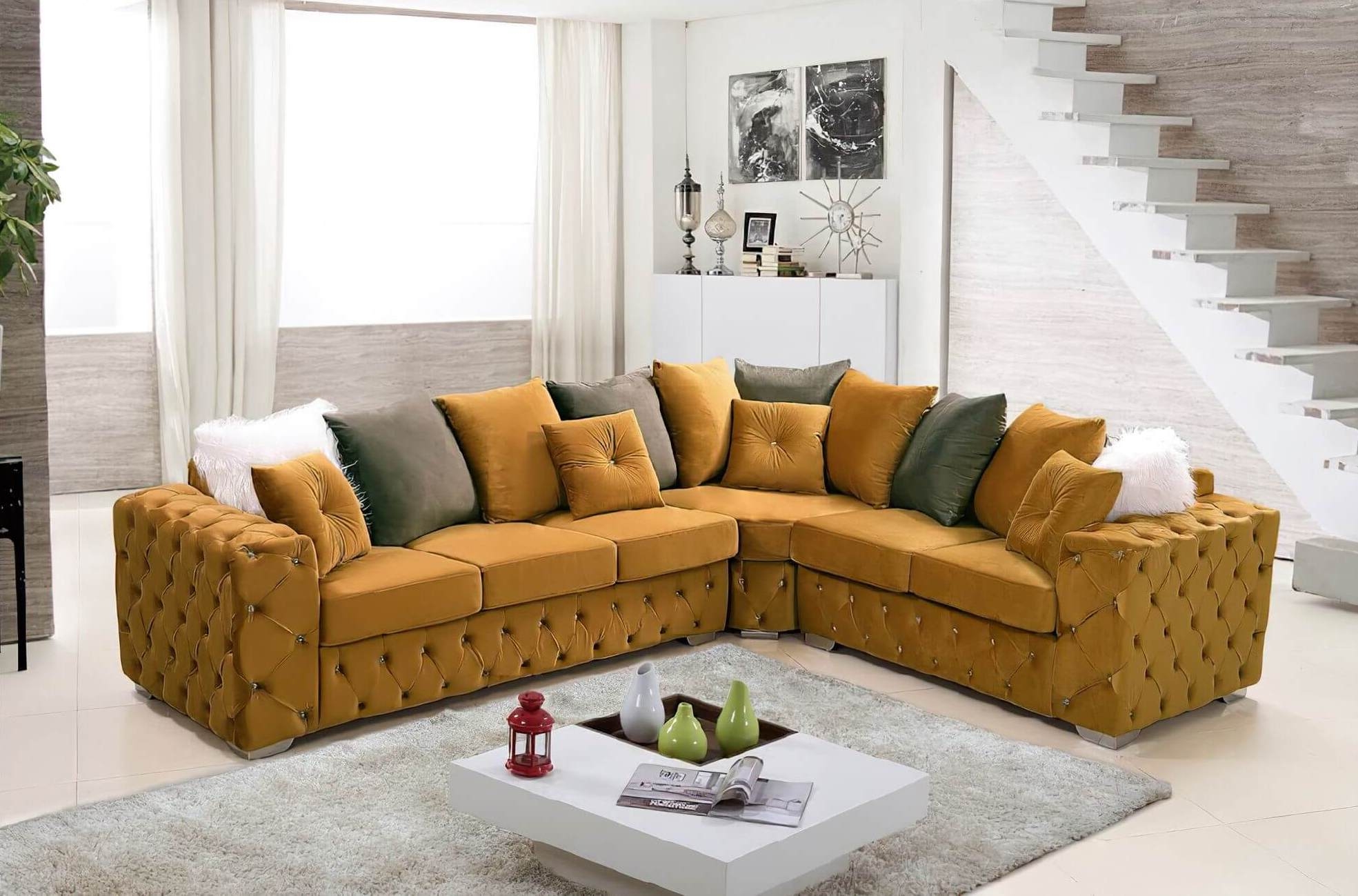 LCL-027 L-Shape Sectional Sofa