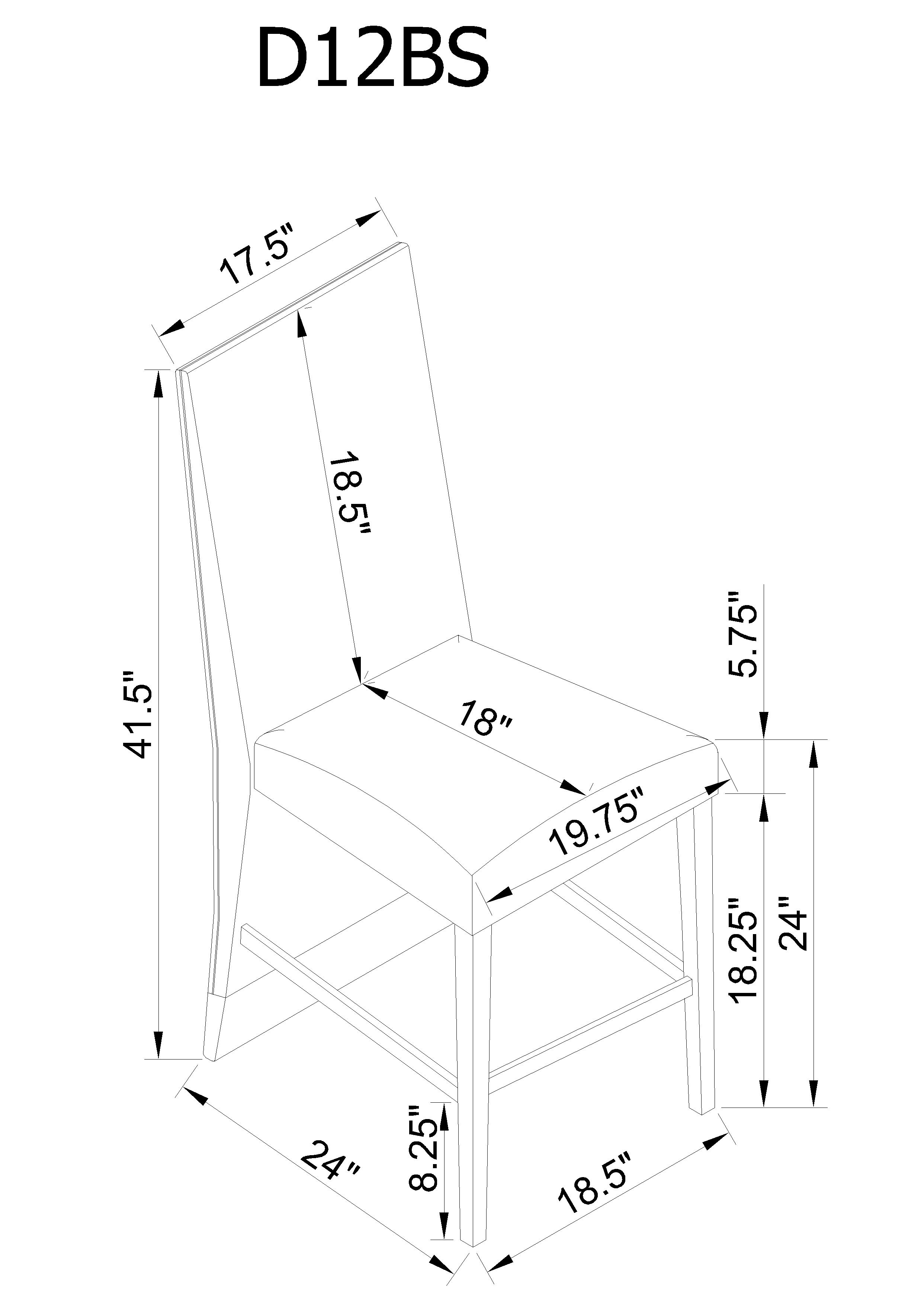 D12 Fabric Barstool