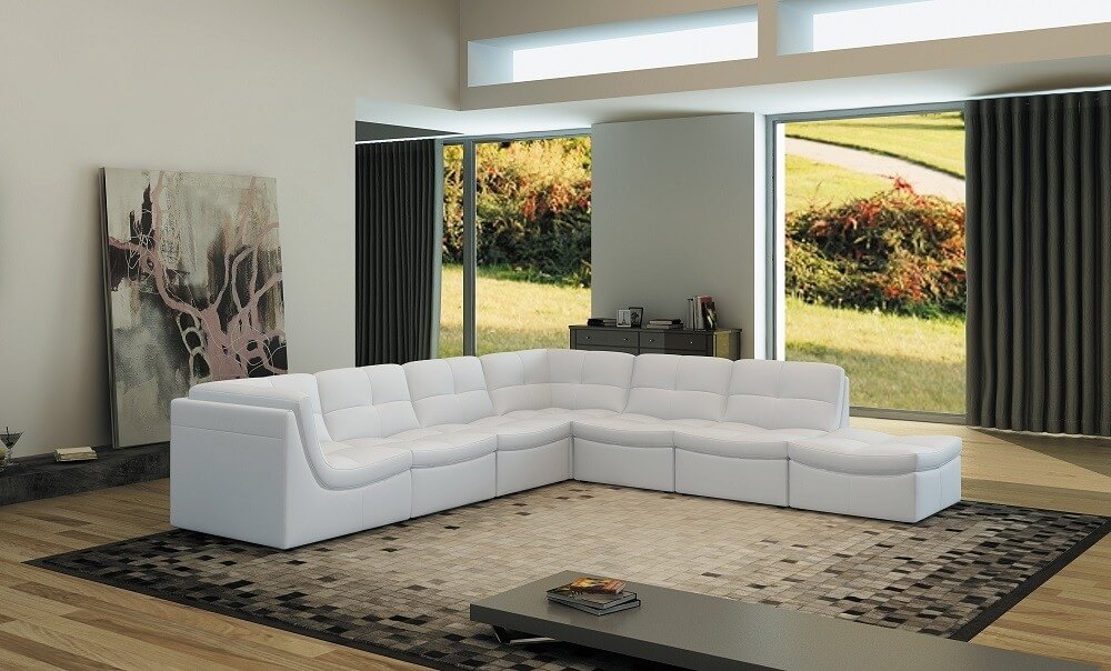 Lego Leather Modular Living Room Set