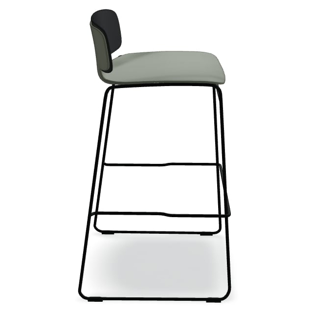 Lena Short Backrest Bar Stool