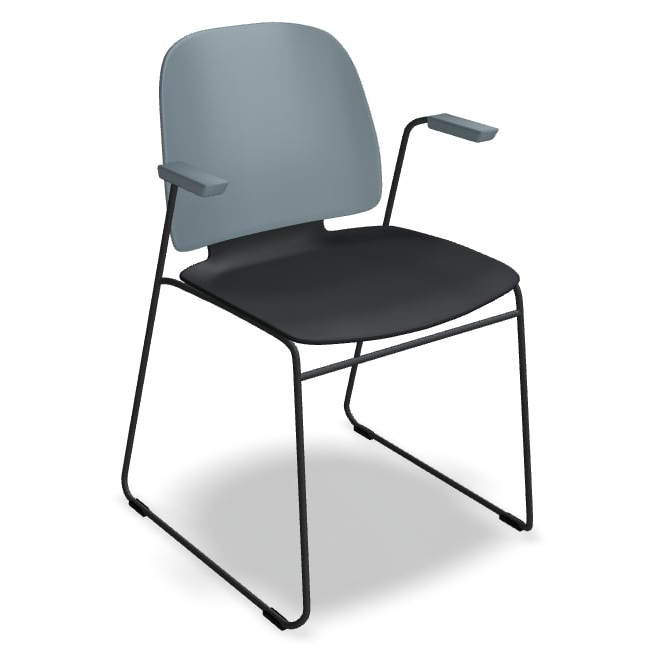 Lena Tall Backrest Chair w/Armrests
