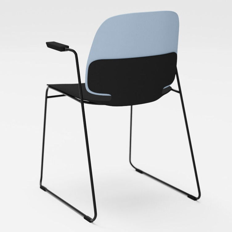 Lena Tall Backrest Chair w/Armrests