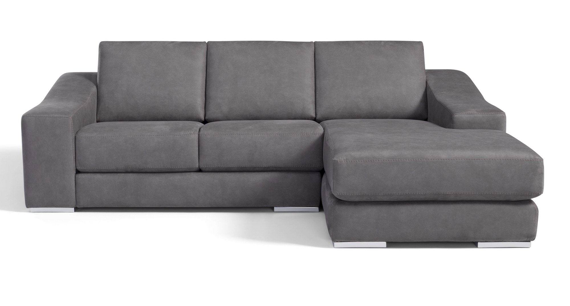 Leonard Leather Modular Customizable Sectional Sofa